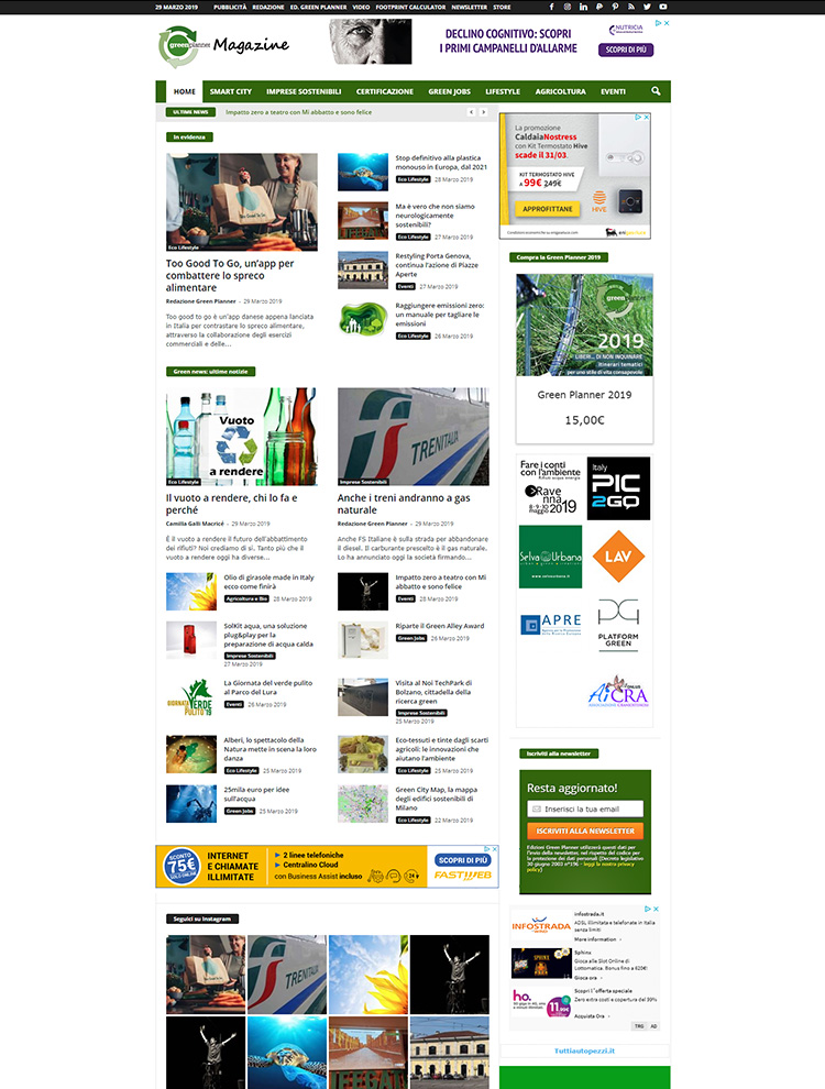 Newsmag Theme Showcase - Green Planer Magazine