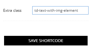 'text with image' element