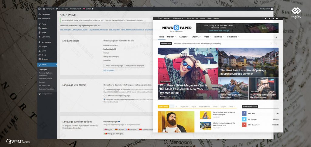 Compatibility: Newspaper Theme and WPML plugin