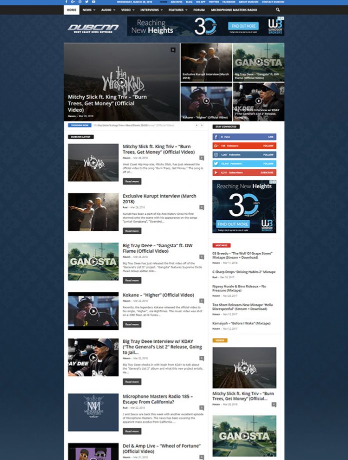 Newsmag WordPress Theme Showcase - DubCNN