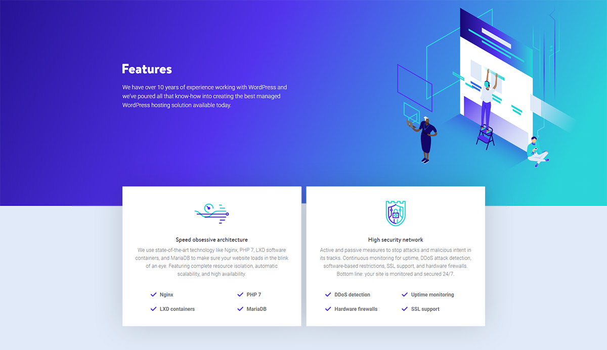 Kinsta Features