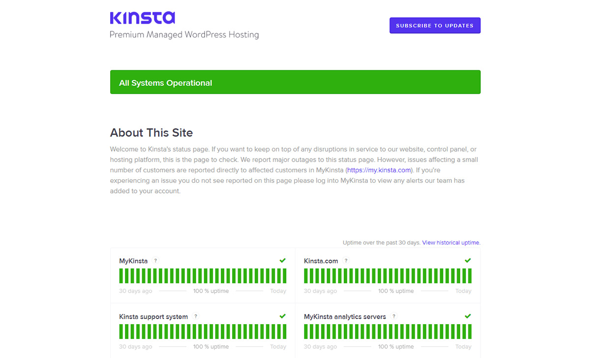 Kinsta Page Speed