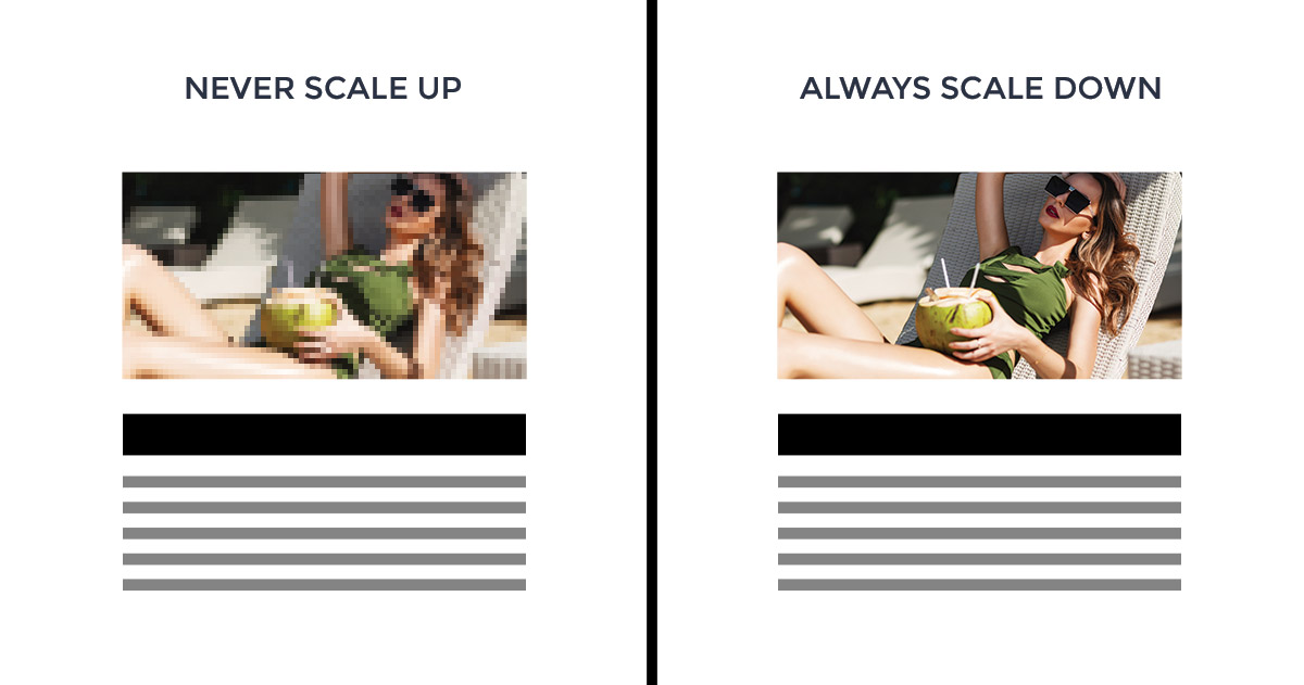 Lower Resolution Photos: guide to design mistakes