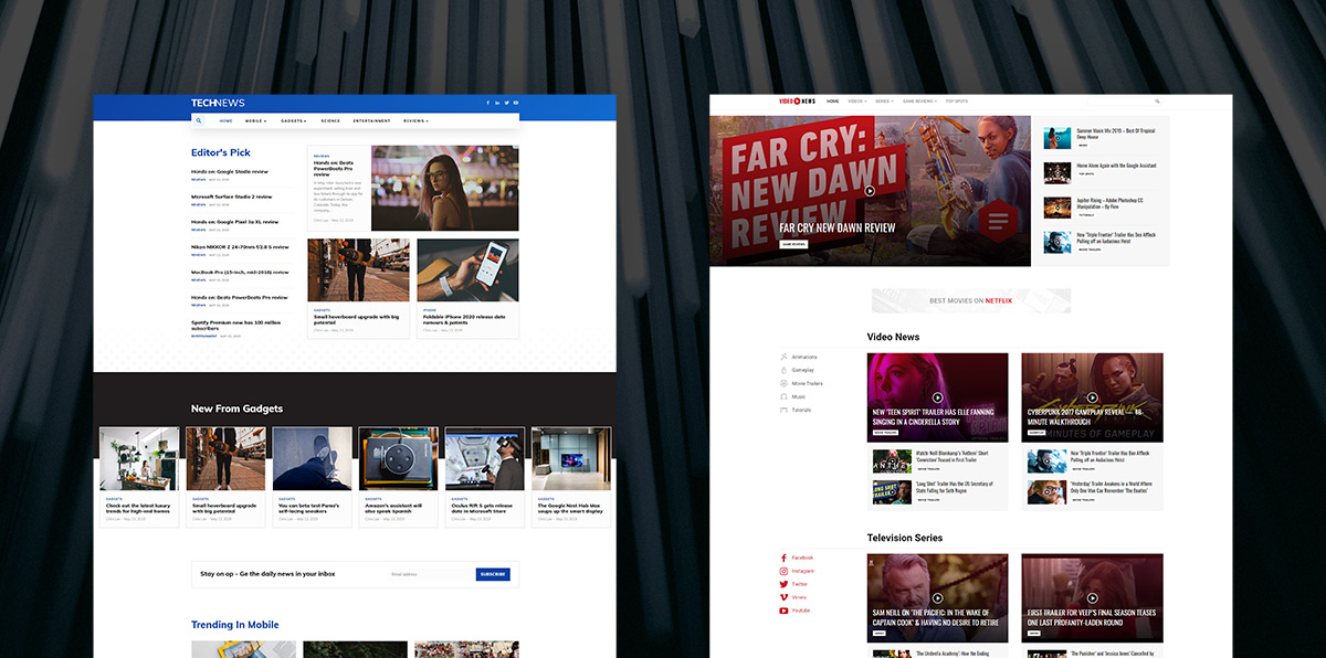 newspaper theme 9.8 - TechNews and VideoNews Demos