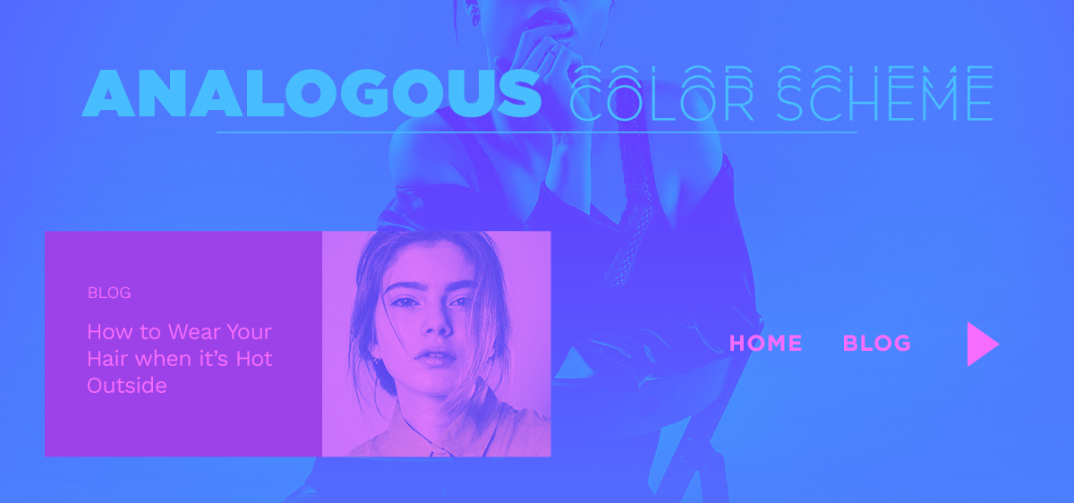 Web Design Inspiration: Use Analogous Colors for Contrast