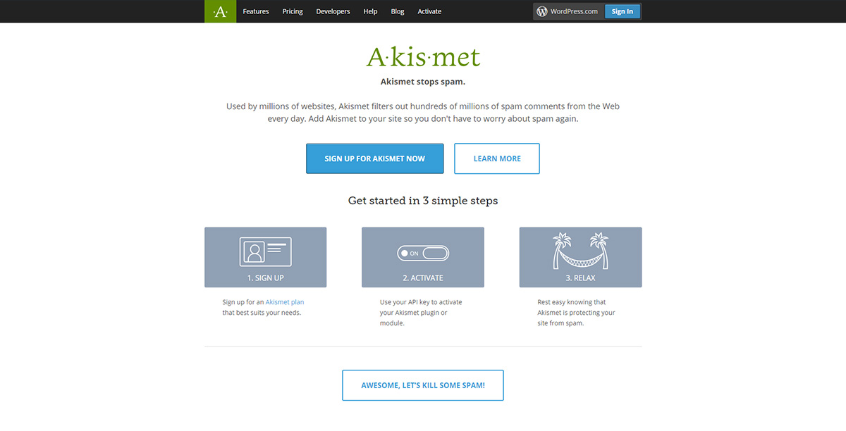 Akismet WordPress plugin