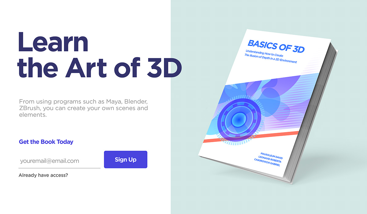 Create a product presentation with 3D element