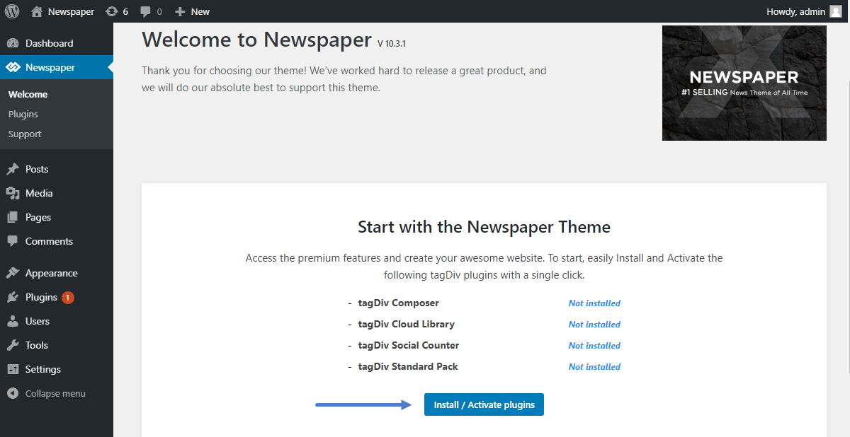 Newspaper Documentation How To Update Newspaper Theme