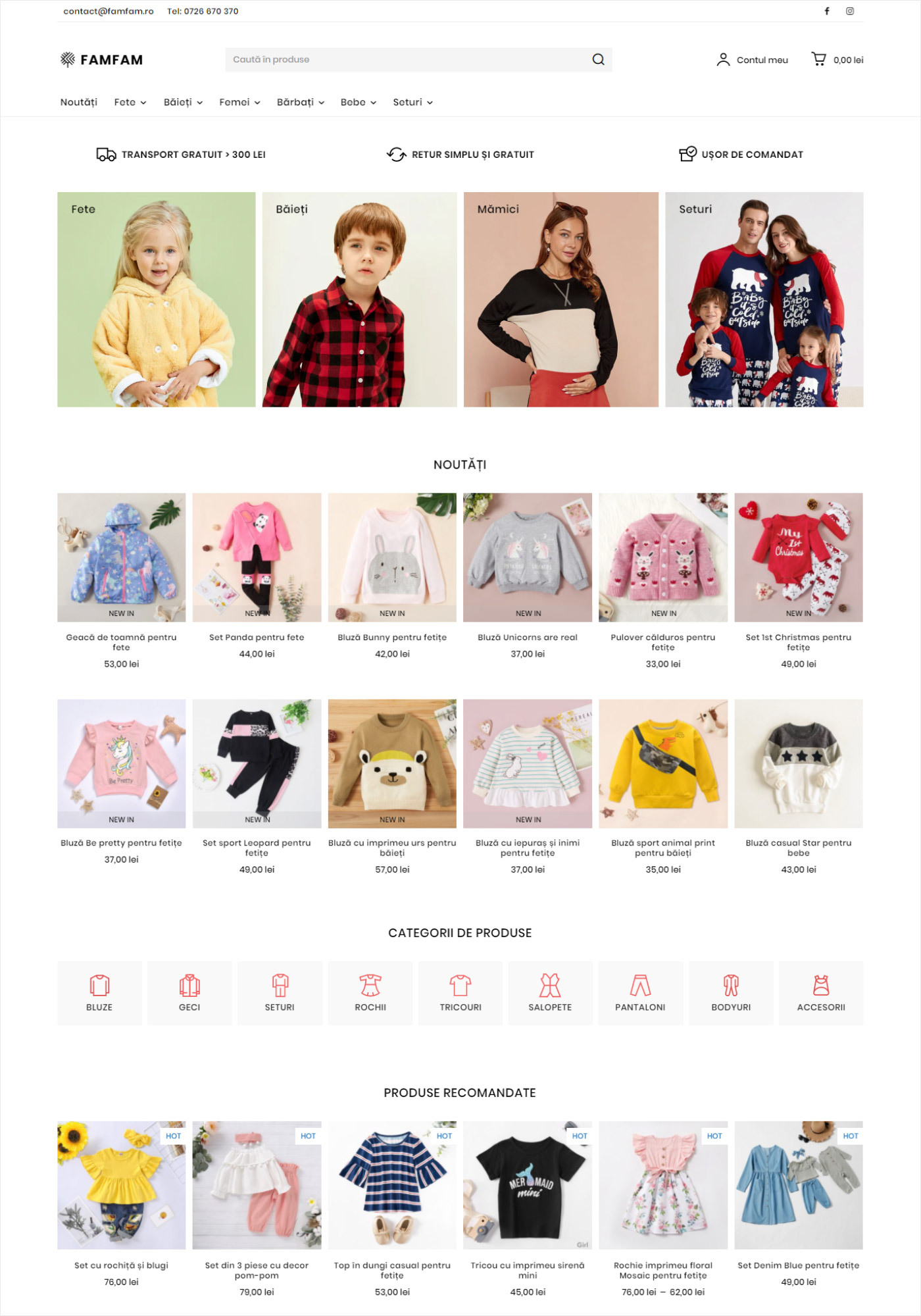 tagDiv Portfolio: FamFam Family Shop Project | tagDiv