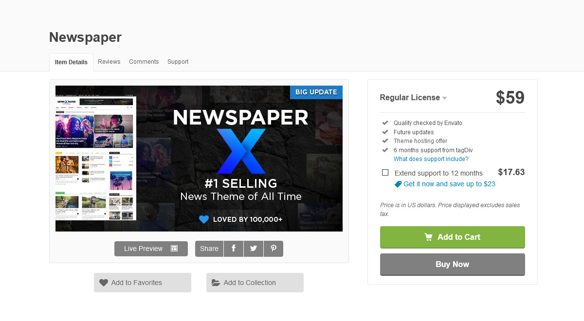 Newspaper WORDPRESS Theme.