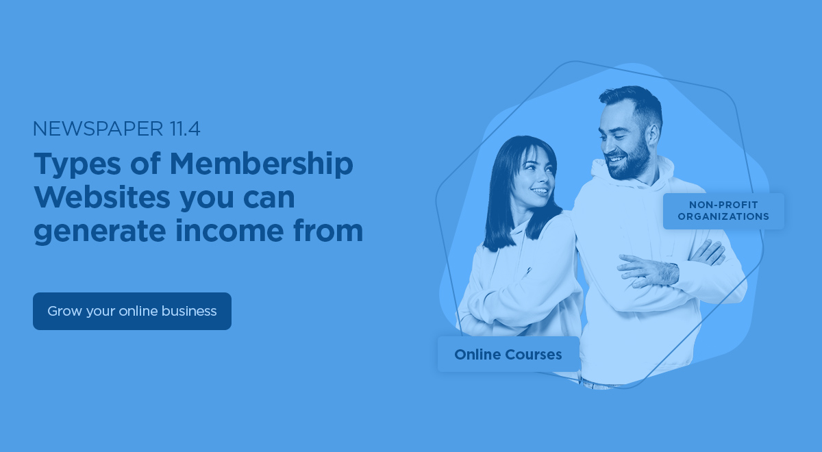 types of membership websites you can build