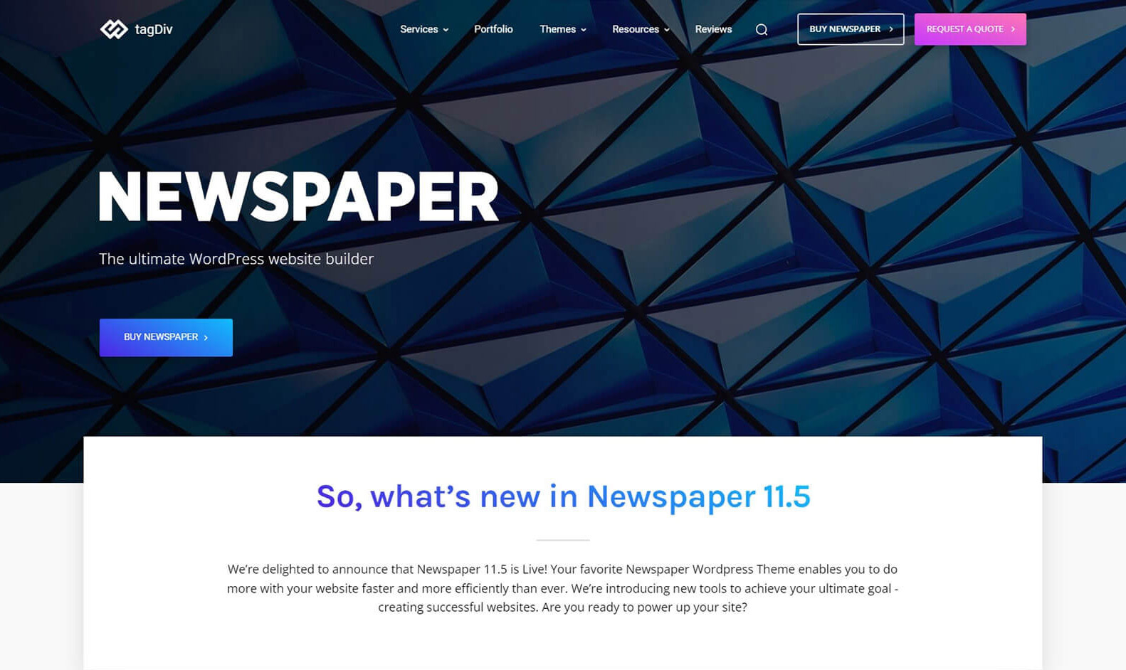 Newspaper Theme 11.5 Update is Live! Explore the new features | tagDiv