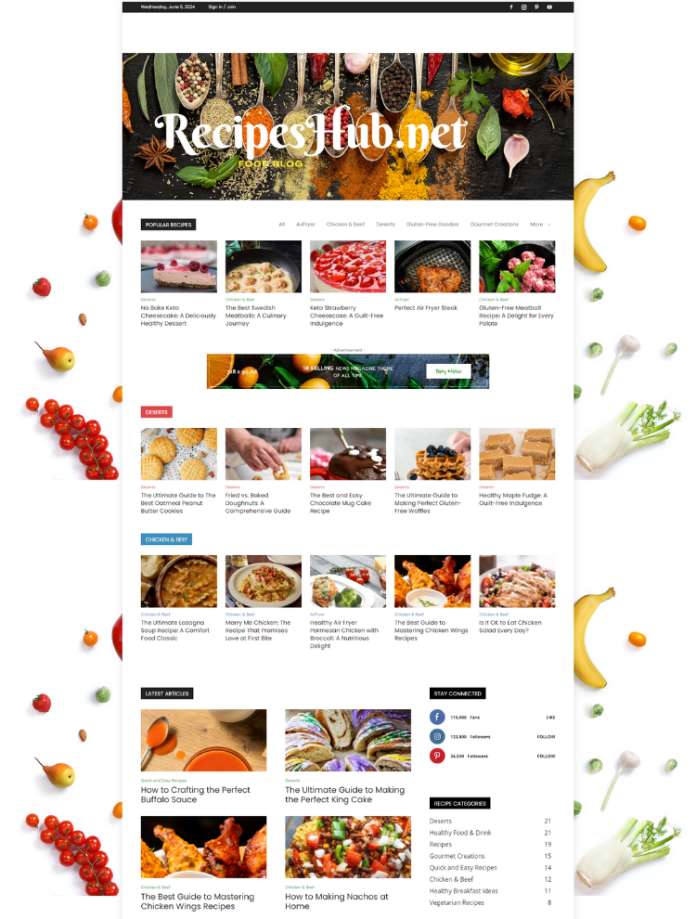 Recipes Hub