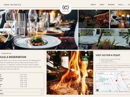 restaurant website template, cassio lovo pro restaurant website templates free website template homepage website restaurant ideas