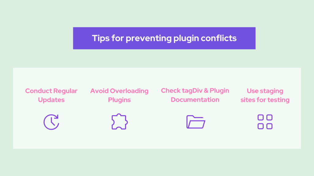 Tips for preventing plugin conflicts
