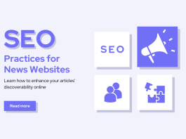 featured image for the article featuring the title "seo practices for news websites for news websites"